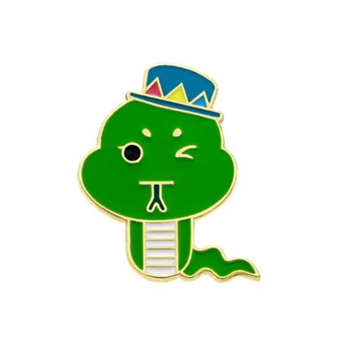 Niedliche Mehrzweck-Brosche in Schlangenform, modischer Schmuck, geeignet für trendige Erwachsene und von sodeber