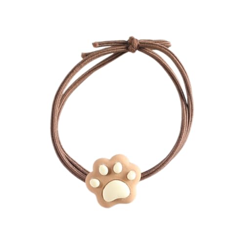 Pferdeschwanz-Halter mit Cartoon-Pfoten-Motiv Prinzessin bei großen Bändern von sodeber