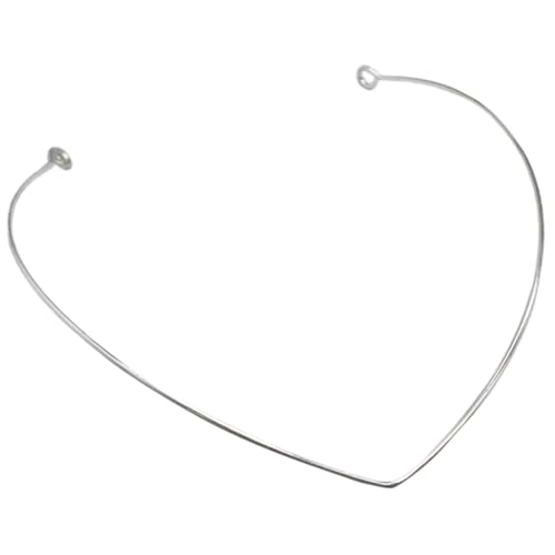 Schlichte Hartmetall-Stirnbänder, schmale Basis, einfache Draht-Haarbänder, Verschlüsse, Kronen, Diadem, Rahmen, 1 count (Pack of 1), Metall von sodeber