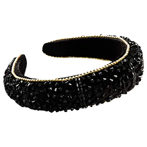 Schmuck-Stirnband für Strass-Kette, Haarreif, Schaumstoff, gepolstert, Kunstkristall, verziert Schmuck-Stirnband für Strass-Kette, Haarreif, Schaumstoff, gepolstert, Kunstkristall, verziert von sodeber