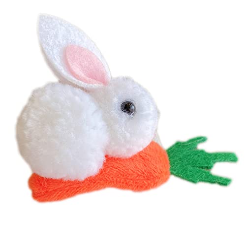 Schöne Haarspangen für Mädchen, rutschfeste Haarspangen für Kinder, einfarbig, Cartoon-Karotten-Design von sodeber