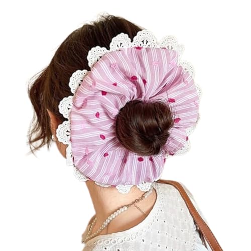 Spitzen-Haargummis für Damen, elastische Ringe, ästhetischer Haargummi, Pferdeschwanz-Halter Spitzen-Haargummis für Damen, elastische Ringe, ästhetischer Haargummi, Pferdeschwanz-Halter von sodeber