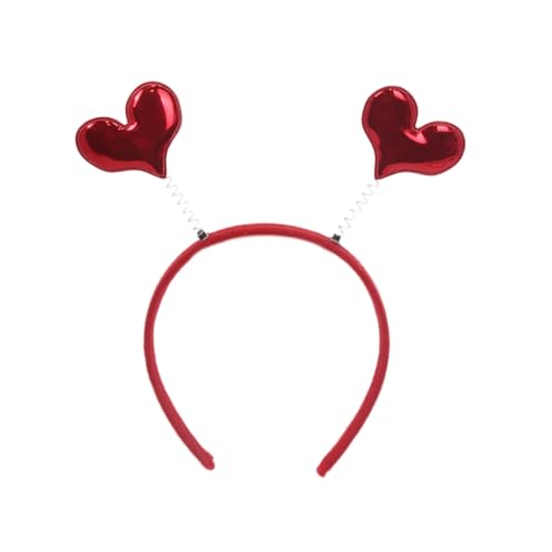 Springende Pailletten Herzform Stirnband Frau Studenten Cosplay Haarband Stirnbänder Weihnachten Haar von sodeber