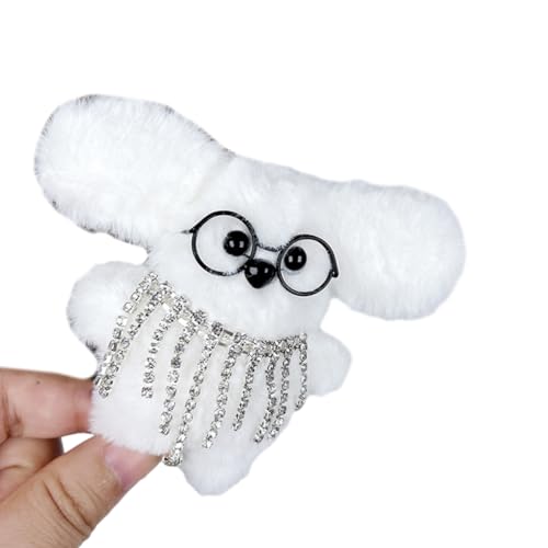 Spurlose Haarspange mit Cartoon-Plüsch-Hundeseil für Mädchen, Haarspangen, Seitennadel, schöner Pferdeschwanz-Halter von sodeber