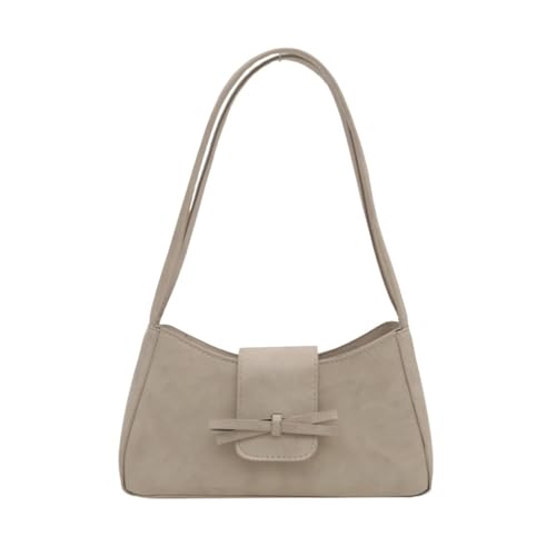 Stilvolle Bowknot Unterarmtasche bietet elegante Schultertaschen lässige Handtasche für moderne Frauen in versch, Beige Bg, Medium Stilvolle Bowknot Unterarmtasche bietet elegante Schultertaschen lässige Handtasche für moderne Frauen in versch, Beige Bg, Medium von sodeber