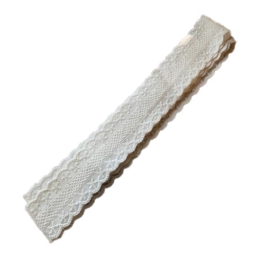 Stirnbänder mit Schleifenmuster, modisches weibliches Haarband, ausgehöhlt, Kopfbedeckung für den täglichen Gebrauch, elegante Spitzen-Kopfbedeckung von sodeber