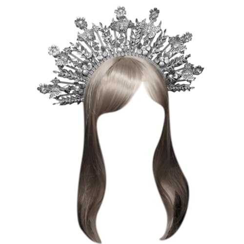 Stirnband Prinzessin Kopfschmuck Festzug Abschlussball Party Requisiten Vintage Tiaras Haarreifen für Frauen von sodeber