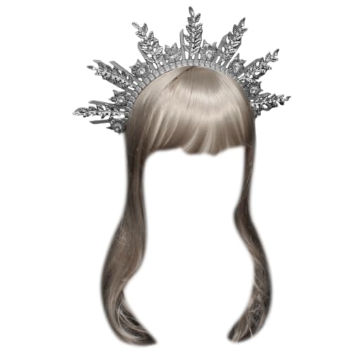 Stirnband Prinzessin Kopfschmuck Festzug Abschlussball Party Requisiten Vintage Tiaras Haarreifen für Frauen von sodeber