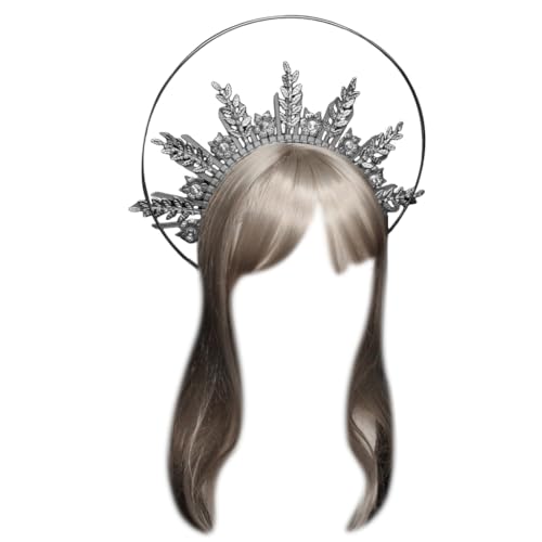 Stirnband Prinzessin Kopfschmuck Festzug Abschlussball Party Requisiten Vintage Tiaras Haarreifen für Frauen von sodeber