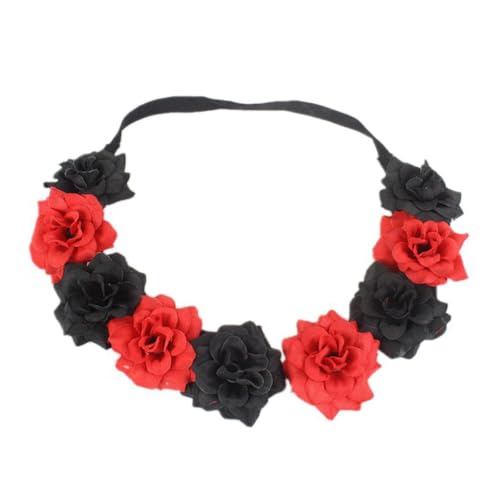 Stoffblumen-Haarband für Brautparty, Hochzeit, Krone, Stirnband, weiblich, Urlaub, Strand, Party Stoffblumen-Haarband für Brautparty, Hochzeit, Krone, Stirnband, weiblich, Urlaub, Strand, Party von sodeber