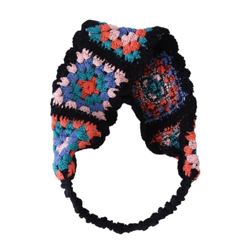 Süßes buntes Häkel-Stirnband für Mädchen, Sonnenfest, Camping-Headwrap mit dehnbarem Haarseil, für Jugendliche Süßes buntes Häkel-Stirnband für Mädchen, Sonnenfest, Camping-Headwrap mit dehnbarem Haarseil, für Jugendliche von sodeber