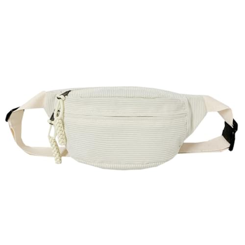 Trendige Damen-Umhängetasche aus Cord, Umhängetasche, lässiger Brustkorb mit verstellbarem Riemen für den täglichen Gebrauch u, Beige Bg, Medium Trendige Damen-Umhängetasche aus Cord, Umhängetasche, lässiger Brustkorb mit verstellbarem Riemen für den täglichen Gebrauch u, Beige Bg, Medium von sodeber