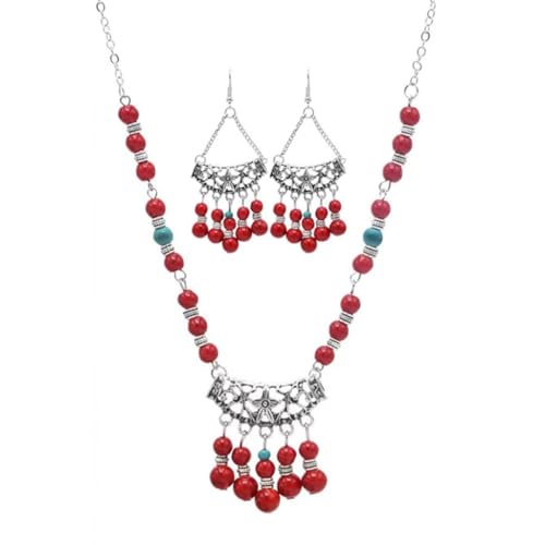 Trendige Perlen Quasten Kopfschmuck Party Wear Halskette Festival Frauen Kopfbedeckung Haarschmuck von sodeber