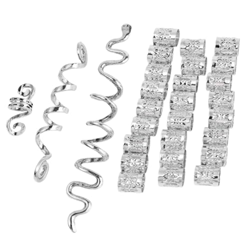 Twisting Snake Shape Hair Clip Suit Trendy Fashionable Women Rings For Creating Dreadlock von sodeber
