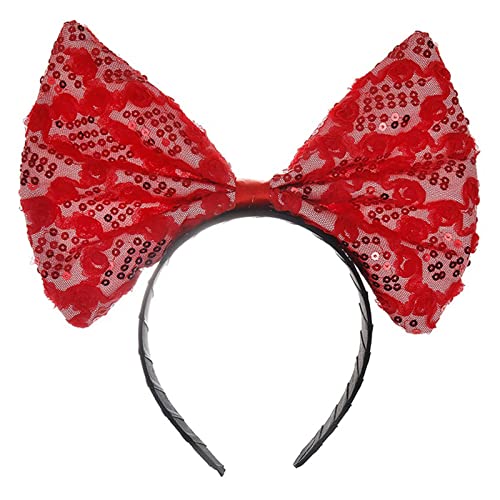 Übertriebenes Stirnband mit Schleife für Kopfreifen, Ohren, Haarbänder, Spitze, Rose, Haarbänder, Dekoration, Geschenke, beste Frie Übertriebenes Stirnband mit Schleife für Kopfreifen, Ohren, Haarbänder, Spitze, Rose, Haarbänder, Dekoration, Geschenke, beste Frie von sodeber