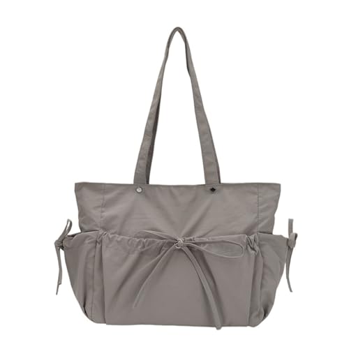 Umhängetasche im japanischen Stil, plissiert, Unterarm, Einkaufen, große Kapazität, Handtasche, schöne Schleifen, Achselhöhle, Grau Gy, Medium Umhängetasche im japanischen Stil, plissiert, Unterarm, Einkaufen, große Kapazität, Handtasche, schöne Schleifen, Achselhöhle, Grau Gy, Medium von sodeber