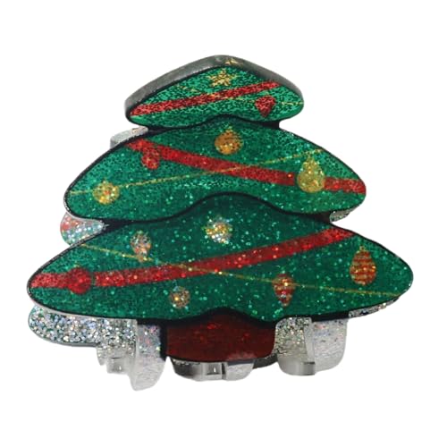 Verstellbare Weihnachts-Haarspange, Acryl, langlebig, festliche Dekoration für Zuhause und Büro von sodeber