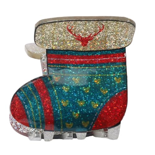 Verstellbare Weihnachts-Haarspange, Acryl, langlebig, festliche Dekoration für Zuhause und Büro von sodeber