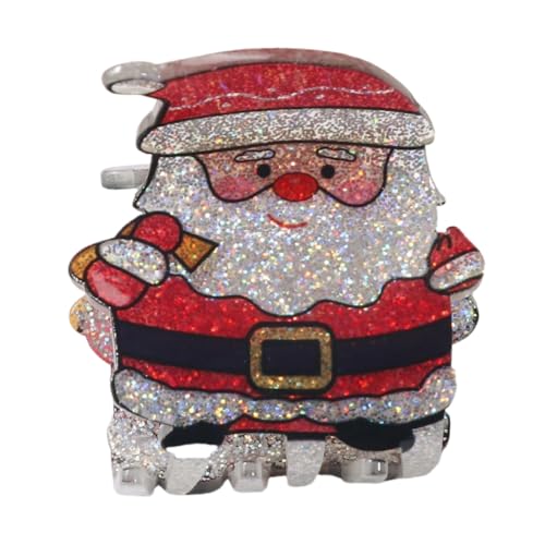 Verstellbare Weihnachts-Haarspange, Acryl, langlebig, festliche Dekoration für Zuhause und Büro von sodeber