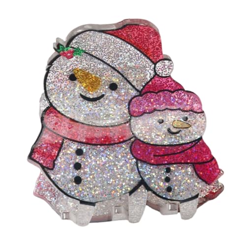 Verstellbare Weihnachts-Haarspange, Acryl, langlebig, festliche Dekoration für Zuhause und Büro von sodeber