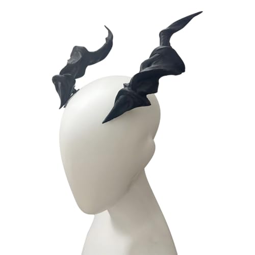 Vielseitige Anime Haarspange Horn Halloween flache Haarnadel dunkel elegant für Cosplay von sodeber