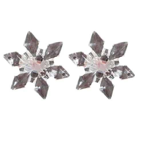 Weihnachts-Haarspange 2000er Jahre Trend Seite Schneeflocke süß klar Balletcore realistisches Foto von sodeber