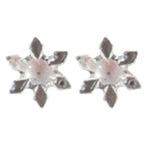 Weihnachts-Haarspange 2000er Jahre Trend Seite Schneeflocke süß klar Balletcore realistisches Foto von sodeber