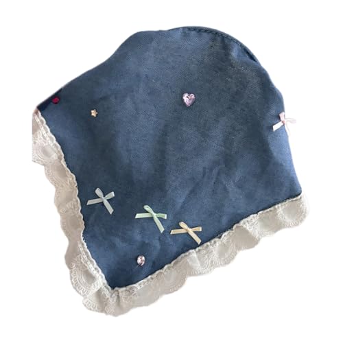 Zarte Schleifen-Aufkleber, Halstücher, Mädchen, Urlaub, Frühling, Haarschal, dreieckiges Haarband für Damen, Foto von sodeber