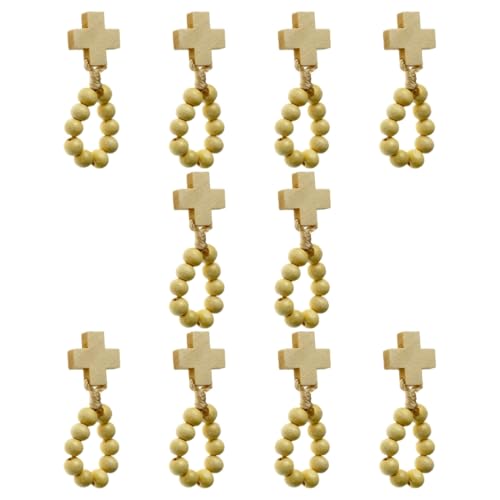 sodeber 8 mm Holz-Rosenkranz mit Kreuzen für Gläubige, Unisex, religiöse Amulette, Gebetsmeditationen und sodeber 8 mm Holz-Rosenkranz mit Kreuzen für Gläubige, Unisex, religiöse Amulette, Gebetsmeditationen und von sodeber