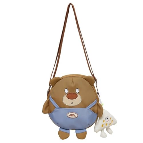 sodeber Bear Crossbody-Tasche, multifunktional und modisch, Nylon, Schultertasche, Handy-Geldbörse für Damen und Mädchen, Brown Bn, Medium sodeber Bear Crossbody-Tasche, multifunktional und modisch, Nylon, Schultertasche, Handy-Geldbörse für Damen und Mädchen, Brown Bn, Medium von sodeber