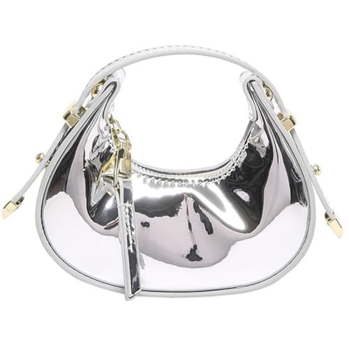sodeber Damen Abend-Clutch, PU-Leder, Geldbörse, Handtasche, modisch, kleine Knödel für Party und, Silber S, Medium sodeber Damen Abend-Clutch, PU-Leder, Geldbörse, Handtasche, modisch, kleine Knödel für Party und, Silber S, Medium von sodeber