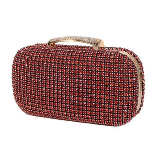 sodeber Damen-Clutch, Geldbörse, Luxus-Handtasche, Abendtasche, Hochzeitshandtaschen für Braut-Schulter, Rot R, Medium sodeber Damen-Clutch, Geldbörse, Luxus-Handtasche, Abendtasche, Hochzeitshandtaschen für Braut-Schulter, Rot R, Medium von sodeber