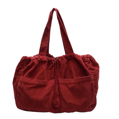 sodeber Damen Cordtasche, großes Fassungsvermögen, Schultergriff, Kordelzug, Achselhöhle, Pendeln, Freizeit, Angora Red Ar, Medium sodeber Damen Cordtasche, großes Fassungsvermögen, Schultergriff, Kordelzug, Achselhöhle, Pendeln, Freizeit, Angora Red Ar, Medium von sodeber