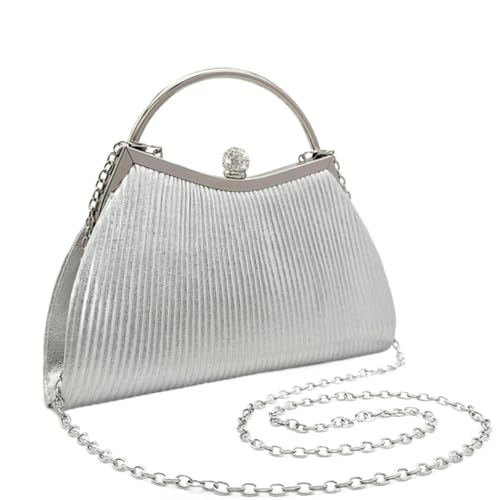 sodeber Damen-Geldbörse, Hochzeit, Clutch, Cocktail, Umhängetasche, für formelle Abendveranstaltungen, Partys, Bankett, Silber S, Medium sodeber Damen-Geldbörse, Hochzeit, Clutch, Cocktail, Umhängetasche, für formelle Abendveranstaltungen, Partys, Bankett, Silber S, Medium von sodeber