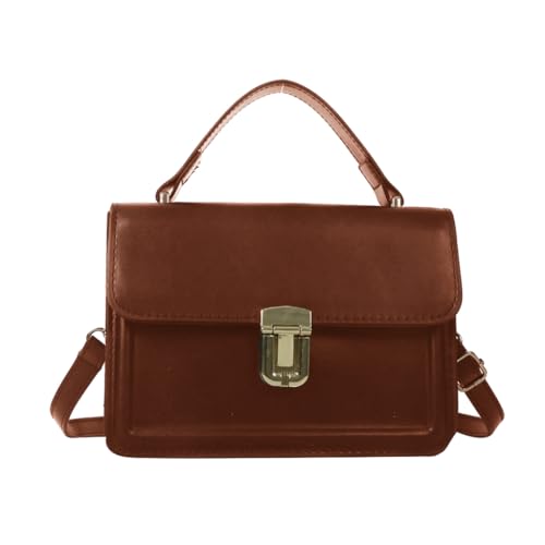sodeber Damen-Handtasche, PU-Leder, einfarbig, modisch, einzelne Schultertasche, Brown Bn, Medium sodeber Damen-Handtasche, PU-Leder, einfarbig, modisch, einzelne Schultertasche, Brown Bn, Medium von sodeber