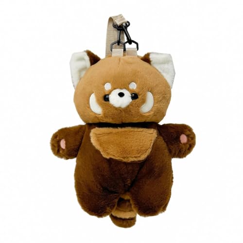 sodeber Damen Plüsch Panda Umhängetasche Bär Crossbody Lovely Cartoon Rucksack Weiche Messenger für Reisen, L Fat Bear L-3, Medium sodeber Damen Plüsch Panda Umhängetasche Bär Crossbody Lovely Cartoon Rucksack Weiche Messenger für Reisen, L Fat Bear L-3, Medium von sodeber