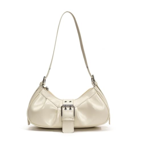 sodeber Damen Tasche, PU-Leder, Unterarm-Geldbörse, trendig, modisch, Einkaufen, plissiert, Crossbody, ästhetisch, Weiß W, Medium sodeber Damen Tasche, PU-Leder, Unterarm-Geldbörse, trendig, modisch, Einkaufen, plissiert, Crossbody, ästhetisch, Weiß W, Medium von sodeber