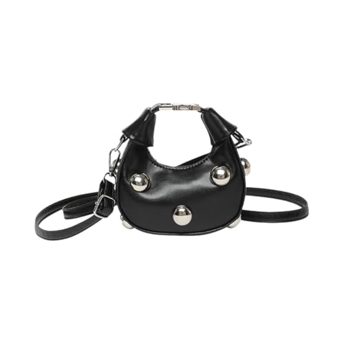 sodeber Damen-Umhängetasche, PU-Leder, stilvolle Schultertasche, kleine Handtasche, Retro, Kuriertasche, Shopping, Dating, Black Bk, Medium sodeber Damen-Umhängetasche, PU-Leder, stilvolle Schultertasche, kleine Handtasche, Retro, Kuriertasche, Shopping, Dating, Black Bk, Medium von sodeber