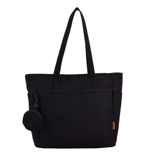sodeber Damen Unterarmtasche, modische Handtasche, große Kapazität, Schultertasche, Studenten, Schule, Einkaufen, Segeltuch, Achselhöhle, Black Bk, Medium sodeber Damen Unterarmtasche, modische Handtasche, große Kapazität, Schultertasche, Studenten, Schule, Einkaufen, Segeltuch, Achselhöhle, Black Bk, Medium von sodeber
