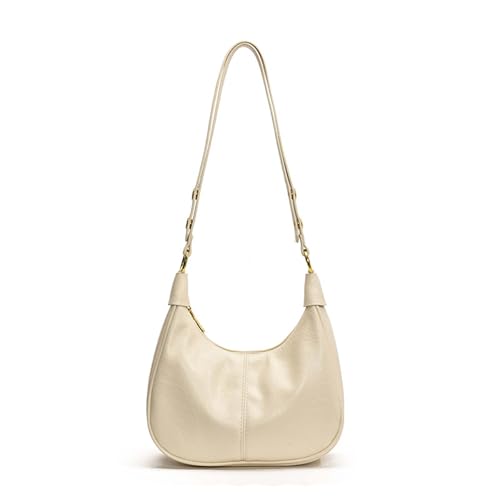 sodeber Damentasche mit Halbmond-Schultern, PU-Leder, Umhängetasche, lässig, Pendeln, Einkaufen, Herbst, Winter, Beige Bg, Medium sodeber Damentasche mit Halbmond-Schultern, PU-Leder, Umhängetasche, lässig, Pendeln, Einkaufen, Herbst, Winter, Beige Bg, Medium von sodeber