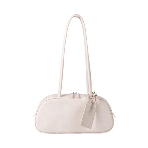 sodeber Damentasche mit großem Fassungsvermögen, Schultergriff, PU-Leder, Achsel-Handtasche, Unterarmtasche für Reisen, Beige Bg, Medium von sodeber