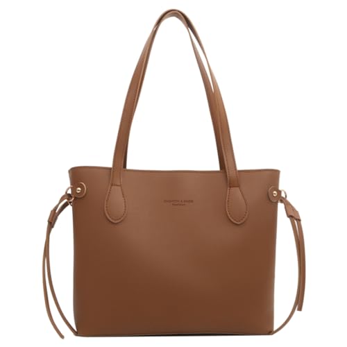 sodeber Damentasche mit großem Fassungsvermögen, modisch, PU-Leder, Handtasche, für Studenten, Schule, Einkaufen, Verabredungen, Hellbraun, Medium sodeber Damentasche mit großem Fassungsvermögen, modisch, PU-Leder, Handtasche, für Studenten, Schule, Einkaufen, Verabredungen, Hellbraun, Medium von sodeber
