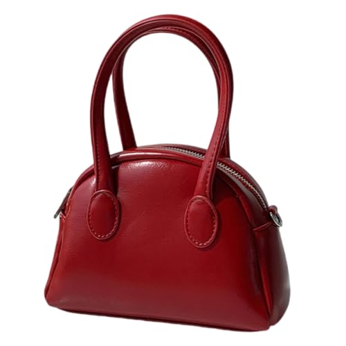 sodeber Einfache und praktische PU-Umhängetasche, Schultertasche, Party-Handtasche, lässiger Schulranzen, Strandhandtaschen für den Alltag, Rot R, Medium sodeber Einfache und praktische PU-Umhängetasche, Schultertasche, Party-Handtasche, lässiger Schulranzen, Strandhandtaschen für den Alltag, Rot R, Medium von sodeber