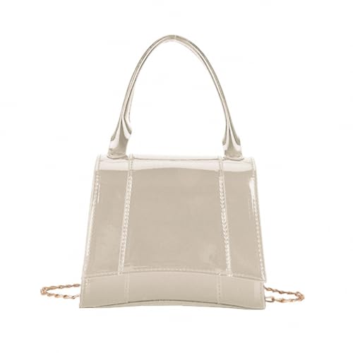 sodeber Einfarbige Crossbody-Tasche für Damen, passend zu Schultern, Retro-PU-Leder, schlichte, lässige Handtasche, Silber S, Medium sodeber Einfarbige Crossbody-Tasche für Damen, passend zu Schultern, Retro-PU-Leder, schlichte, lässige Handtasche, Silber S, Medium von sodeber