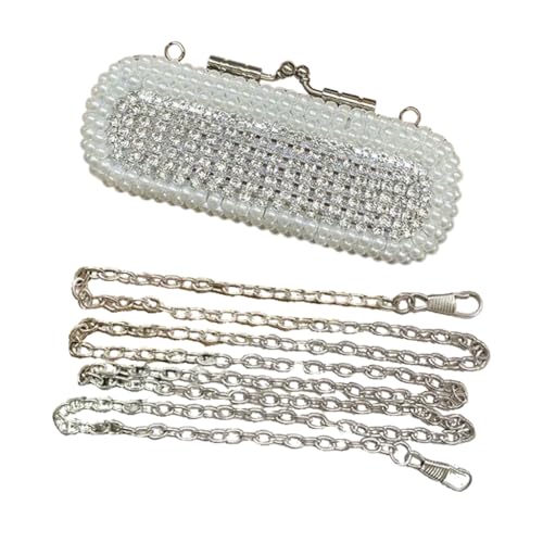 sodeber Elegante Abendtasche mit Strasssteinen und Kettenriemen, Umhängetasche, Umhängetasche, für Abschlussball und Event, Stil 1, Medium sodeber Elegante Abendtasche mit Strasssteinen und Kettenriemen, Umhängetasche, Umhängetasche, für Abschlussball und Event, Stil 1, Medium von sodeber