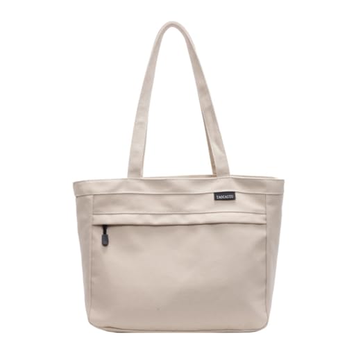 sodeber Elegante Canvas-Unterarmtasche für Damen, praktische und leichte Schultertaschen, große Kapazität, Handtasche, einfach, Beige Grau Bg, Medium sodeber Elegante Canvas-Unterarmtasche für Damen, praktische und leichte Schultertaschen, große Kapazität, Handtasche, einfach, Beige Grau Bg, Medium von sodeber