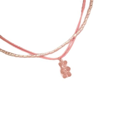 sodeber Elegante Halskette mit Quasten-Anhänger mit stabilen Imitationsperlen und Legierungsmaterialien, tragbar für Frauen und Damen von sodeber