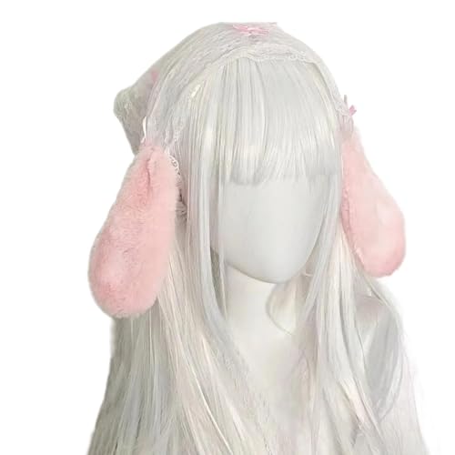 sodeber Eleganter Spitzen-Haarreif mit Hasenohren, Cosplay-Zubehör für Damen und Mädchen, Partys, Alltag sodeber Eleganter Spitzen-Haarreif mit Hasenohren, Cosplay-Zubehör für Damen und Mädchen, Partys, Alltag von sodeber