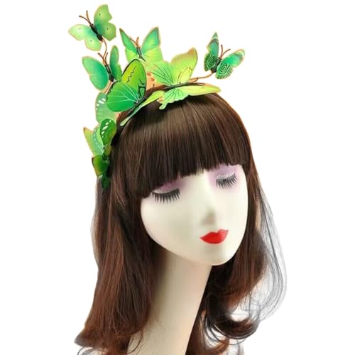 sodeber Fascinator mit Schmetterlings-Motiv, 3D-Stirnband, Kopfschmuck, Party-Haarband sodeber Fascinator mit Schmetterlings-Motiv, 3D-Stirnband, Kopfschmuck, Party-Haarband von sodeber