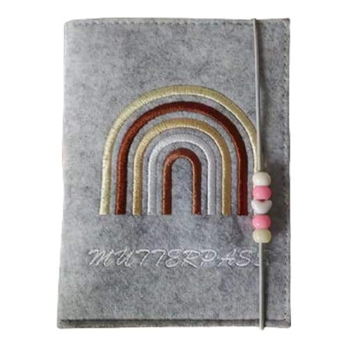 sodeber Filz Mutterschaftspapier Halter Scheck Bild Einschub Aufbewahrung für Deutsche Urkunde Krankenhaus und Versicherungskarte von sodeber